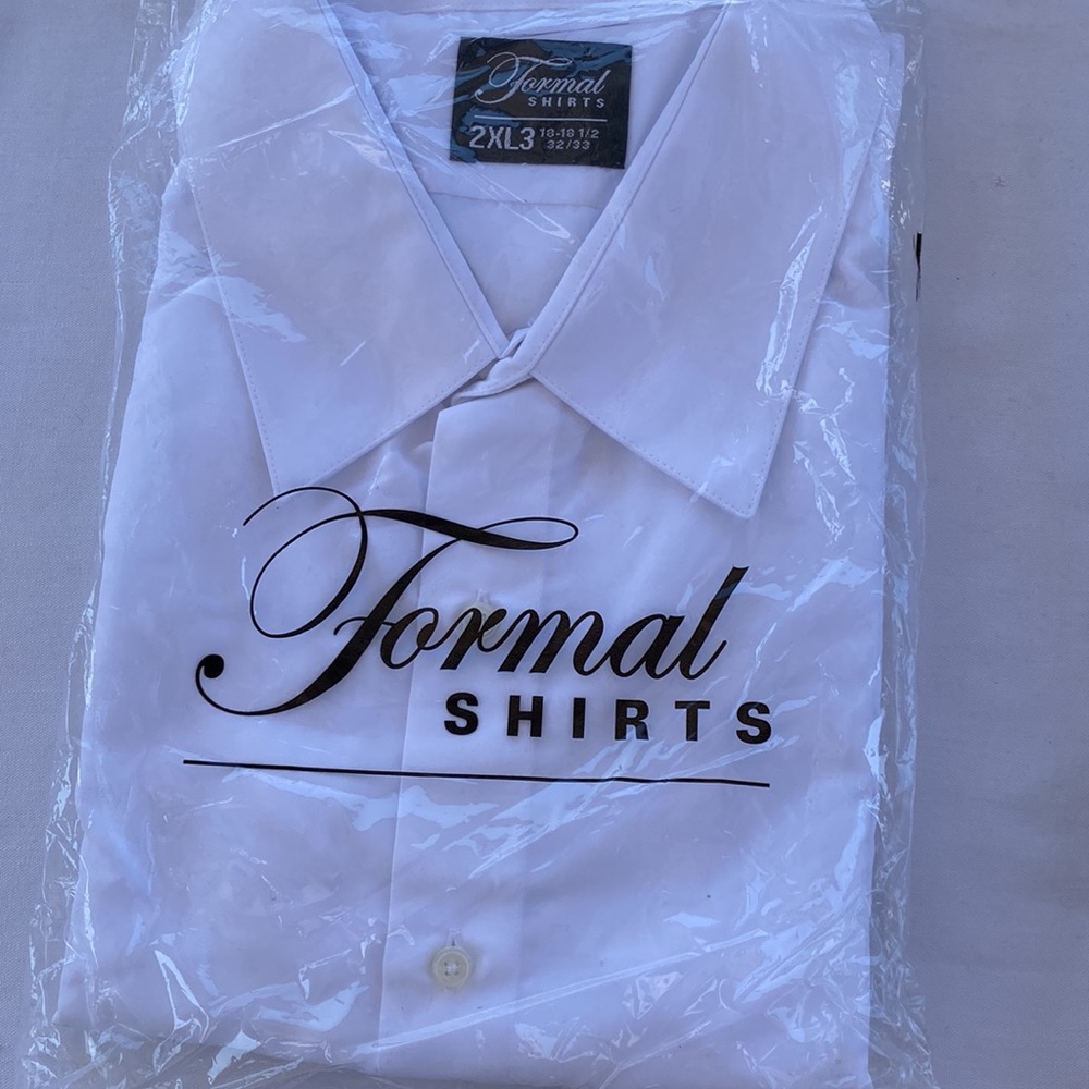 Brand new 2XL-3 Formal shirts white tuxedo shirt